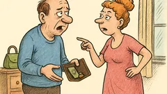 Vic: Žena mužu: Balavac krade novčanik!