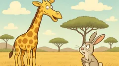 Vic: Žirafa se hvali zecu dugim vratom